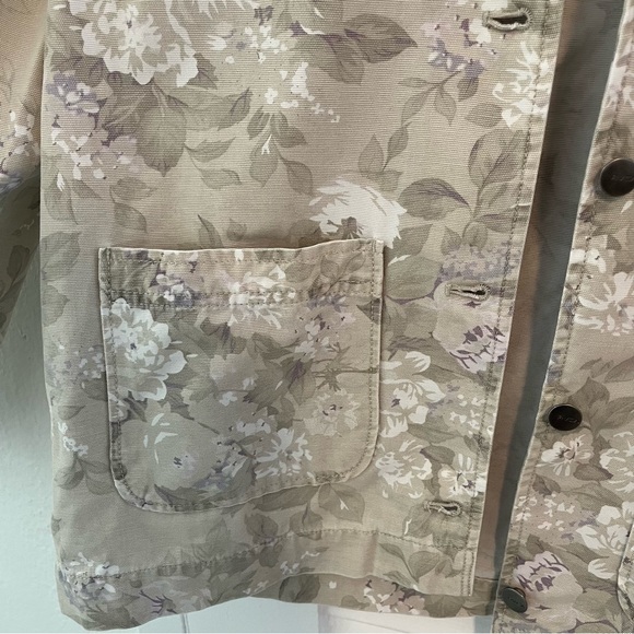 RVCA Floral Utility, Worker, Chore Jacket Shacket - Picture 8 of 14